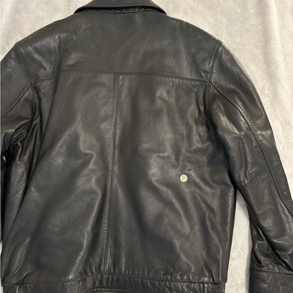 Men’s Nicole Miller Leather Jacket - Picture 7 of 7